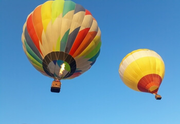 Групповой полет на воздушном шаре в Днепре