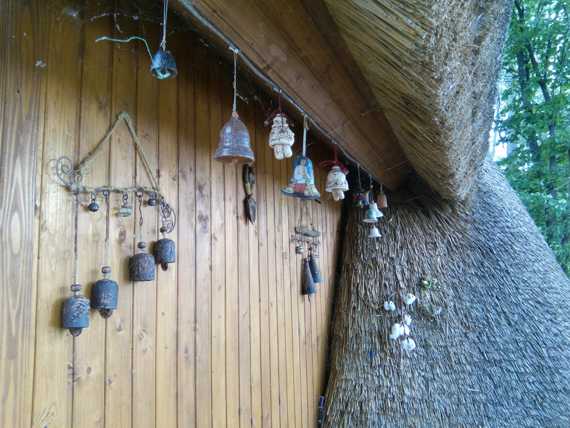 Интересные эко-домики из дерева и камыша